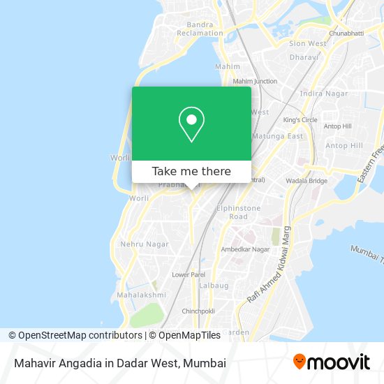 Mahavir Angadia in Dadar West map