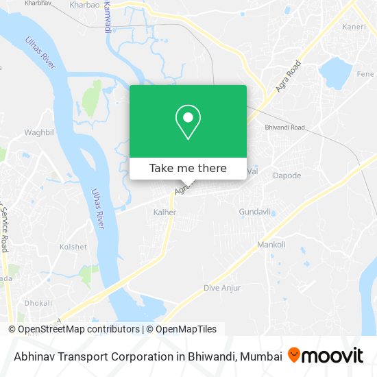 Abhinav Transport Corporation in Bhiwandi map