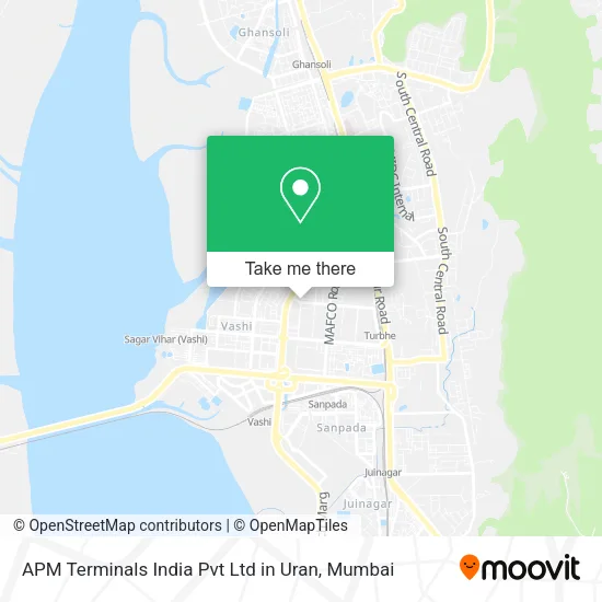 APM Terminals India Pvt Ltd in Uran map