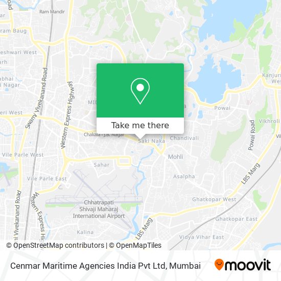 Cenmar Maritime Agencies India Pvt Ltd map