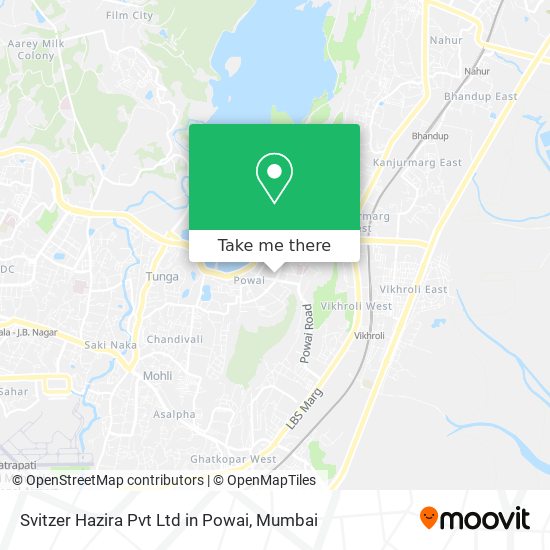 Svitzer Hazira Pvt Ltd in Powai map