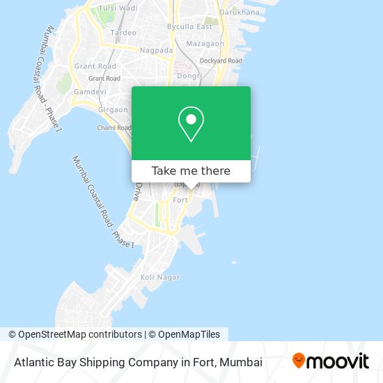 Atlantic Bay Shipping Company in Fort map