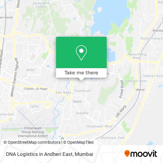 DNA Logistics in Andheri East map