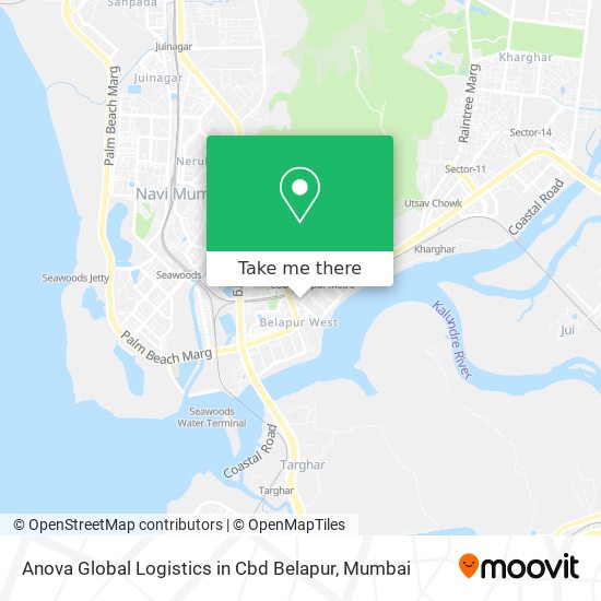 Anova Global Logistics in Cbd Belapur map