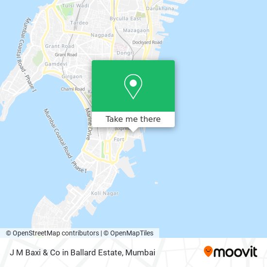 J M Baxi & Co in Ballard Estate map