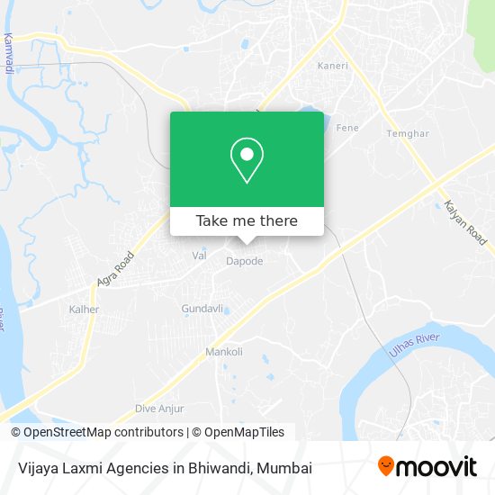 Vijaya Laxmi Agencies in Bhiwandi map