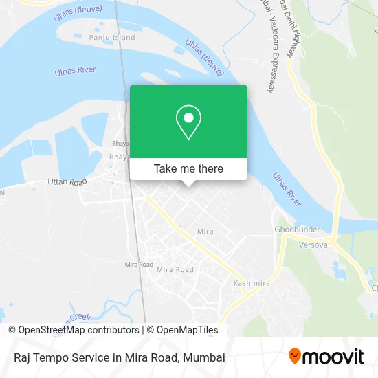 Raj Tempo Service in Mira Road map