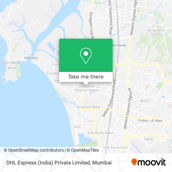 DHL Express (India) Private Limited map