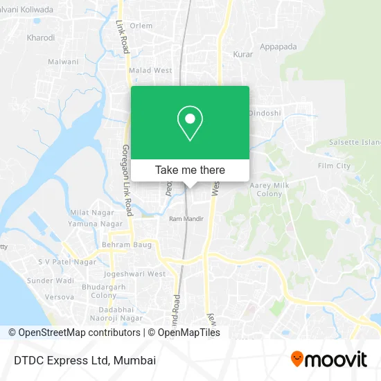 DTDC Express Ltd map