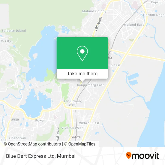 Blue Dart Express Ltd map