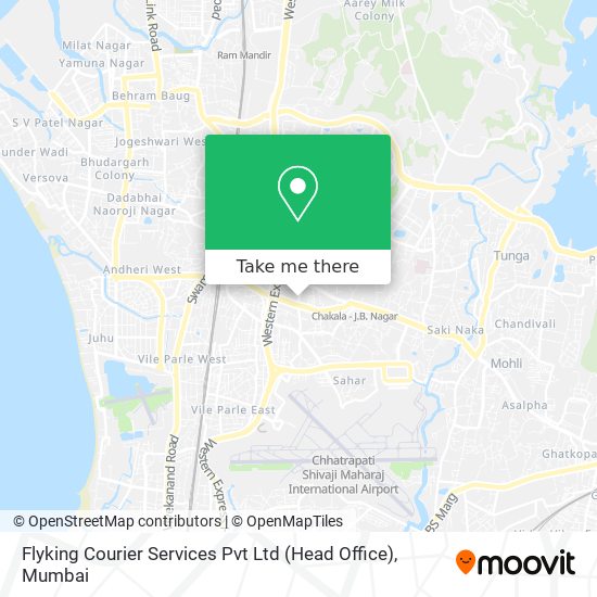 Flyking Courier Services Pvt Ltd (Head Office) map