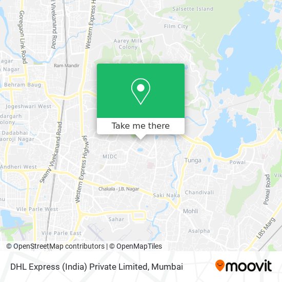 DHL Express (India) Private Limited map