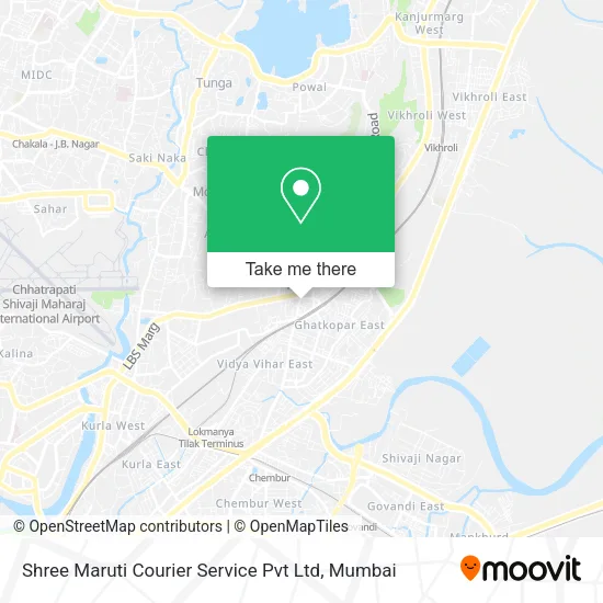 Shree Maruti Courier Service Pvt Ltd map