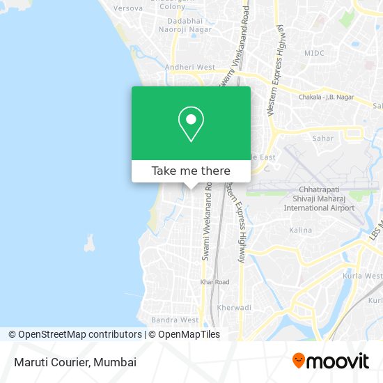 Maruti Courier map