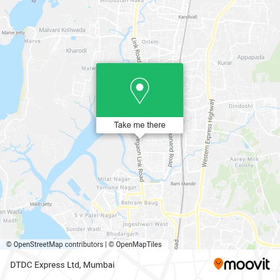 DTDC Express Ltd map