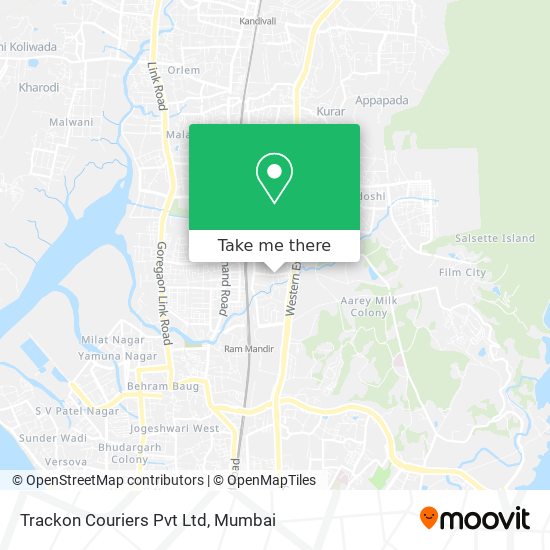 Trackon Couriers Pvt Ltd map