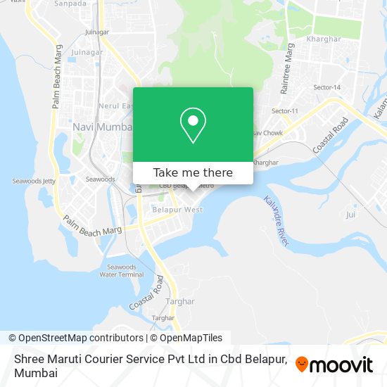 Shree Maruti Courier Service Pvt Ltd in Cbd Belapur map