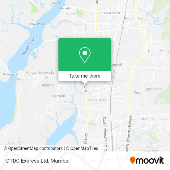 DTDC Express Ltd map