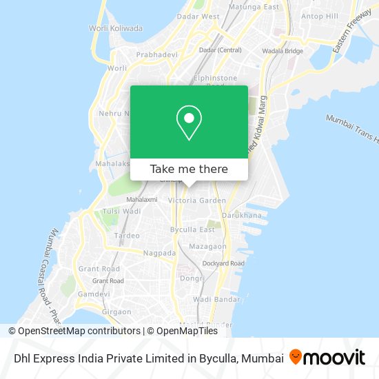 Dhl Express India Private Limited in Byculla map
