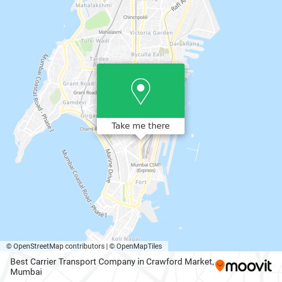 Best Carrier Transport Company in Crawford Market map