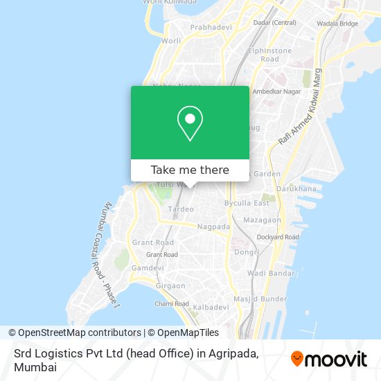 Srd Logistics Pvt Ltd (head Office) in Agripada map