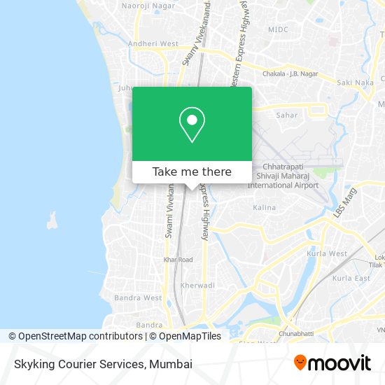 Skyking Courier Services map