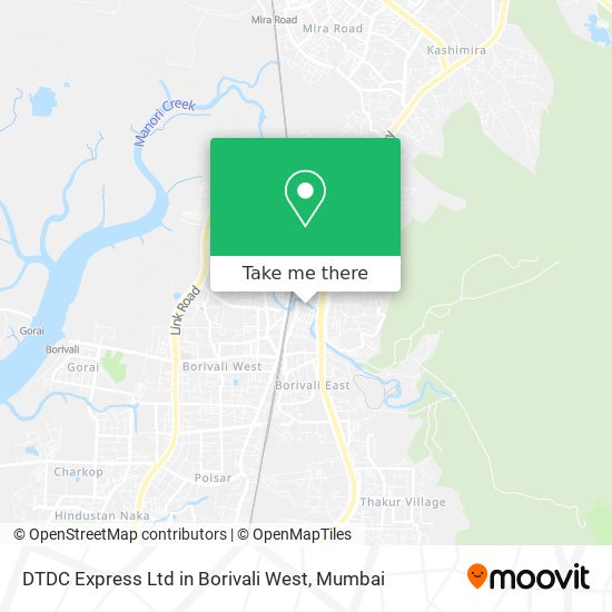 DTDC Express Ltd in Borivali West map