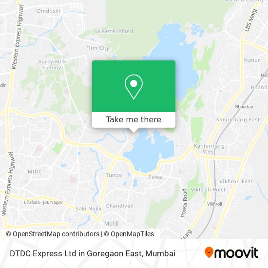 DTDC Express Ltd in Goregaon East map