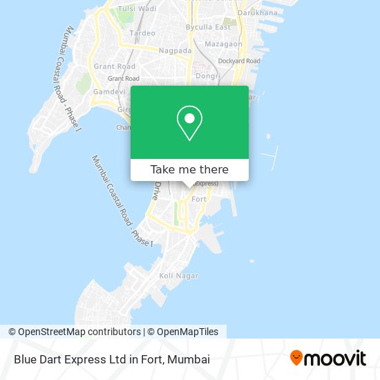 Blue Dart Express Ltd in Fort map