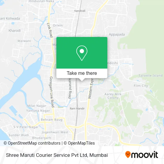 Shree Maruti Courier Service Pvt Ltd map