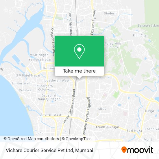Vichare Courier Service Pvt Ltd map