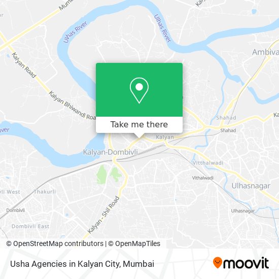Usha Agencies in Kalyan City map