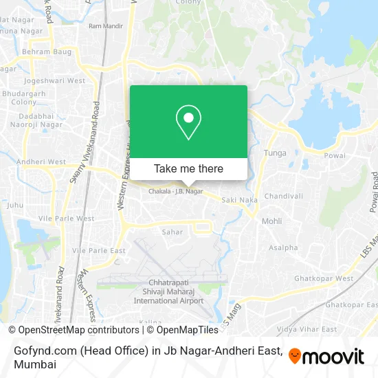 Gofynd.com (Head Office) in Jb Nagar-Andheri East map