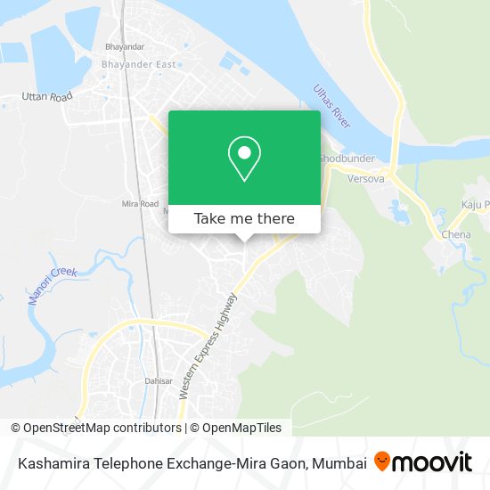 Kashamira Telephone Exchange-Mira Gaon map