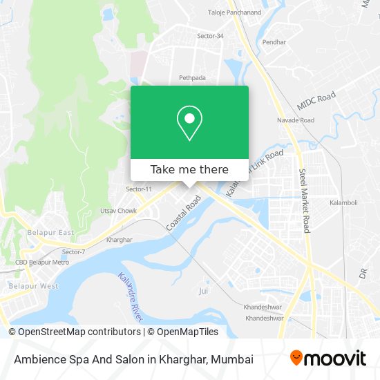 Ambience Spa And Salon in Kharghar map