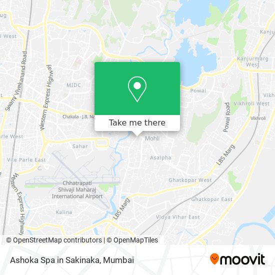 Ashoka Spa in Sakinaka map