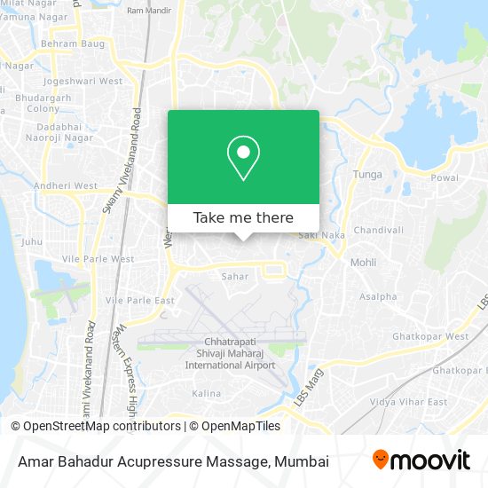 Amar Bahadur Acupressure Massage map