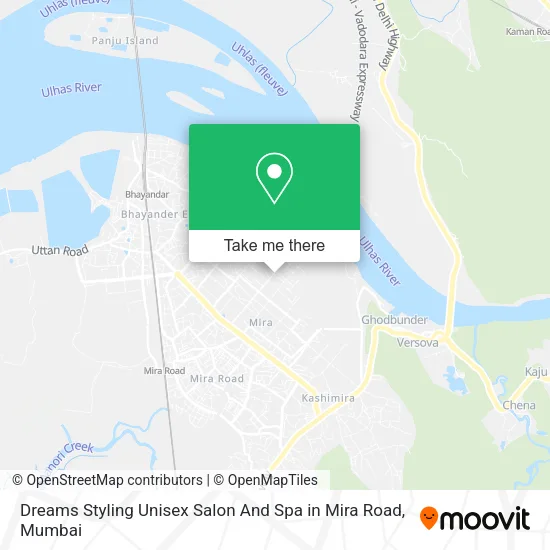 Dreams Styling Unisex Salon And Spa in Mira Road map