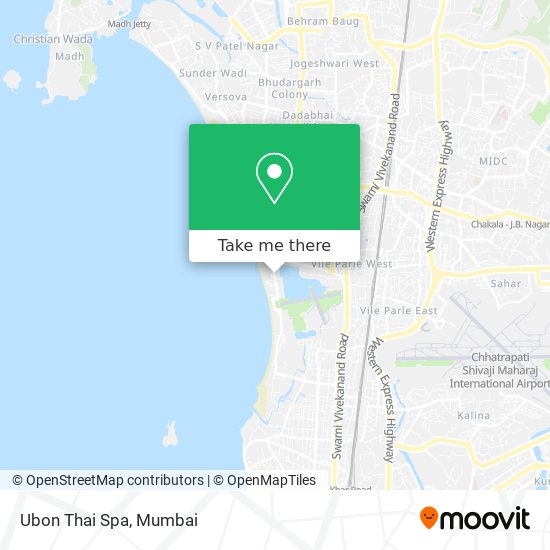 Ubon Thai Spa map