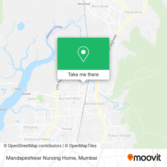 Mandapeshwar Nursing Home map