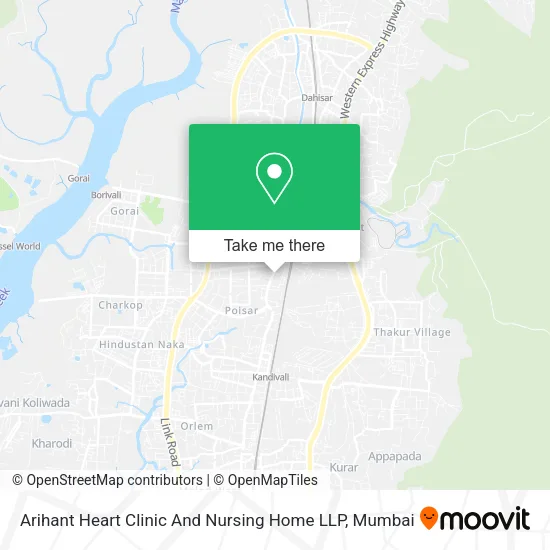 Arihant Heart Clinic And Nursing Home LLP map