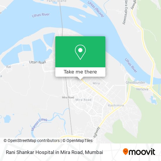 Rani Shankar Hospital in Mira Road map