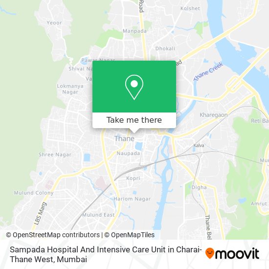 Sampada Hospital And Intensive Care Unit in Charai-Thane West map