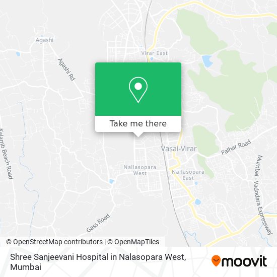 Shree Sanjeevani Hospital in Nalasopara West map