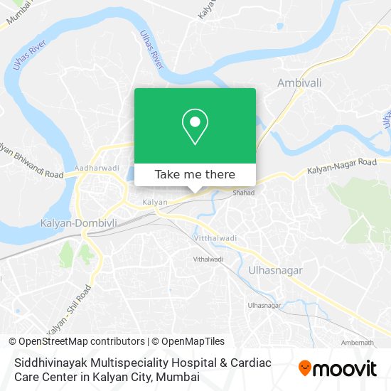 Siddhivinayak Multispeciality Hospital & Cardiac Care Center in Kalyan City map