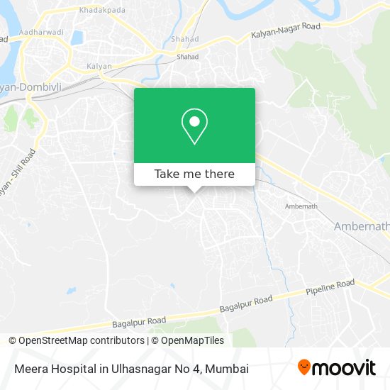 Meera Hospital in Ulhasnagar No 4 map