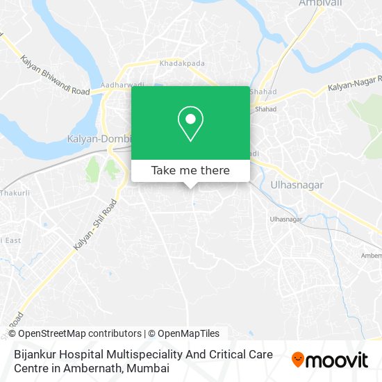 Bijankur Hospital Multispeciality And Critical Care Centre in Ambernath map