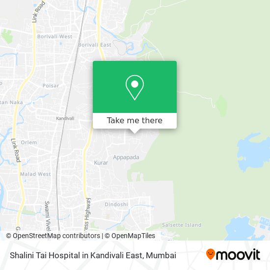 Shalini Tai Hospital in Kandivali East map