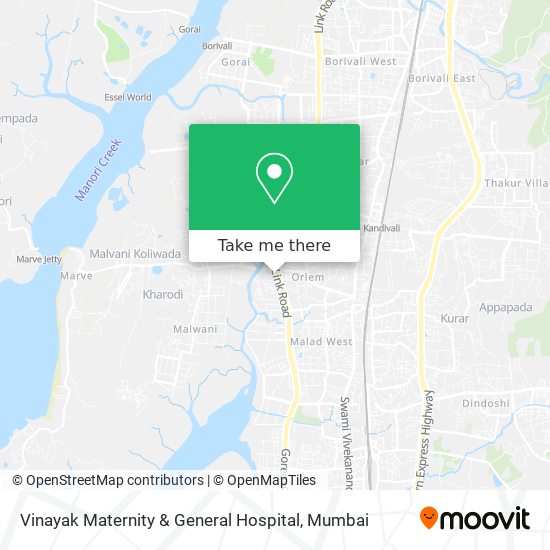 Vinayak Maternity & General Hospital map