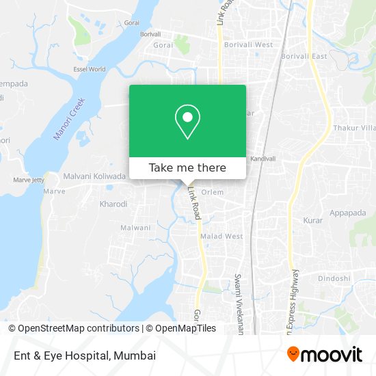 Ent & Eye Hospital map